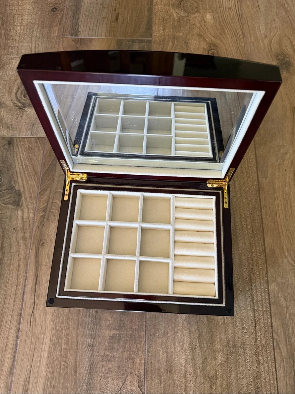 Burl Wood Jewelry Box